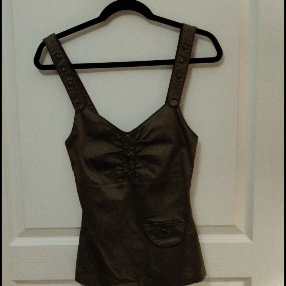 Living Dead Souls Olive top